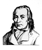 Salzmann, Christian Gotthilf, 1.6.1744 - 31.10.1811, German theologican and educator, portrait, steel engraving, 19th century, - B4A8DN