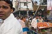 India Delhi Main Bazar - Stock Image - B9EYE1 - B9EYE1