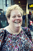 <b>Anne Hegerty</b> and TV stars arrive in London for the 2014 National Television <b>...</b> - DRG9N4